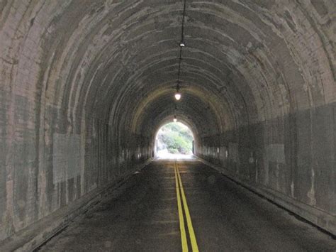 The Mount Hollywood Tunnel On Vermont Avenue Griffith Park Seen In