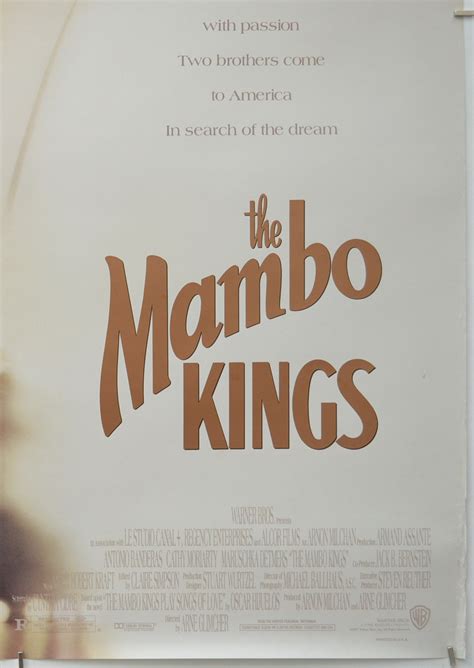 Mambo Kings The Original Movie Poster