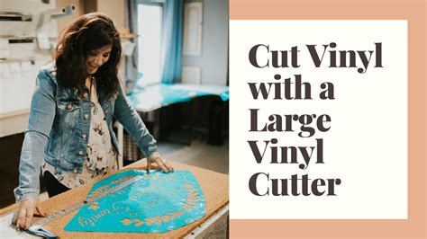 Cutting Vinyl With A Large Vinyl Cutter Youtube