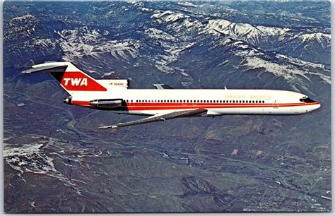 Airplane Twa Trans World Airlines Boeing 727 231a Advance Model 1979