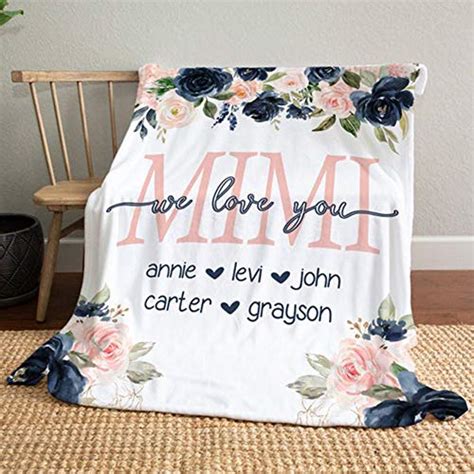 Personalized Blankets The Best T For Grandma With Grandkids Names