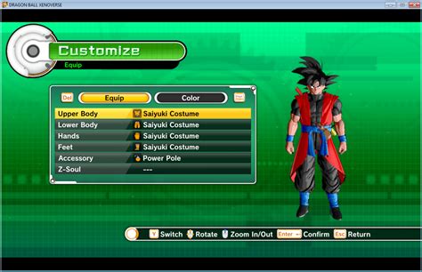 Request Xeno Goku For Cac Color Changing Xenoverse Mods