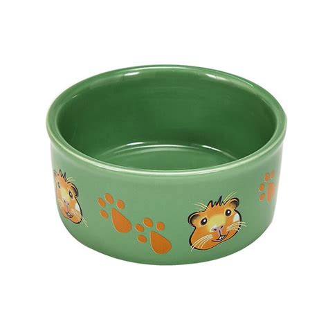 Hamster guinea pig wooden food dish bowl durable feeder bowl pets feeding dish. KAYTEE Paw Print Small Animal Food & Water Bowl, Color ...