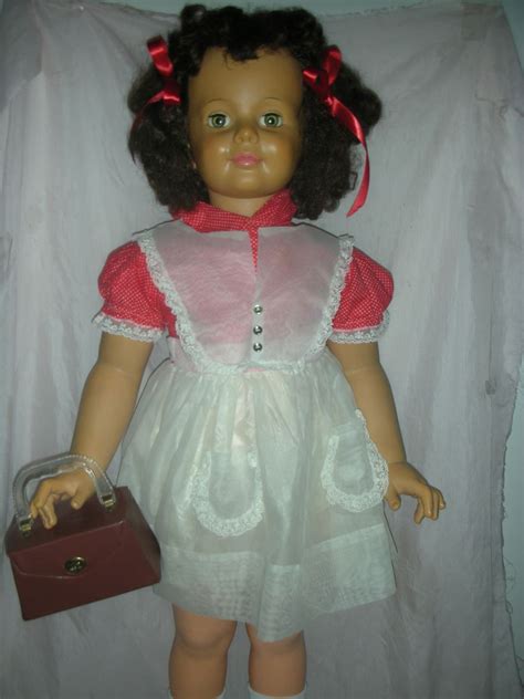 Early Dark Curly Brunette Ideal Patti Playpal Doll 1959 From