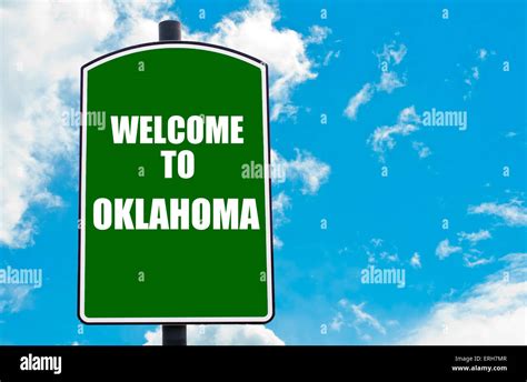 Welcome To Oklahoma Hi Res Stock Photography And Images Alamy