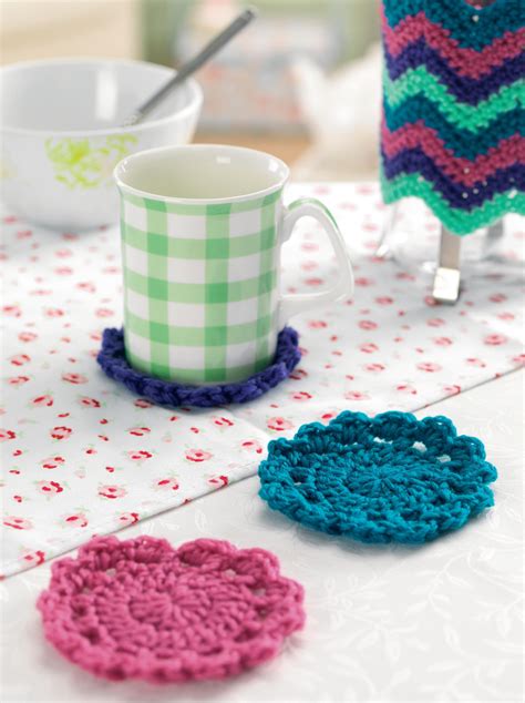 Crochet circular coasters Crochet Pattern | Crochet coasters, Crochet patterns, Free crochet pattern
