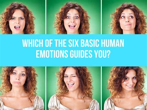 Which Of The Six Basic Human Emotions Guides You
