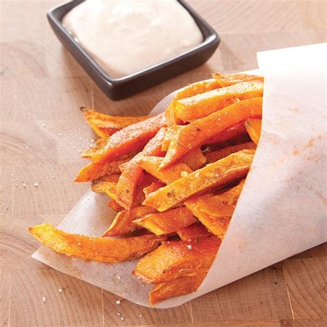 Sweet potatoes will not be overly crisp, but they should be firm.and, of course, scrumptious! Sweet Potato Fries with Chipotle Dipping Sauce