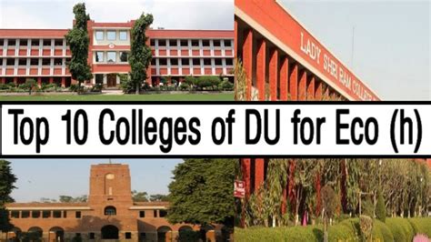Best Colleges In Delhi University For Economics Honours University Poin