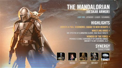 Kit Reveal The Mandalorian Beskar Armor — Star Wars Galaxy Of Heroes