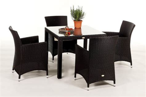 Garden furniture - Garden Tables - Garden Chairs - Rattan Table - Montreal - 90 - Dark Brown