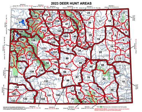Deer Hunt Area Boundary Descriptions Wyoming Hunting Eregulations