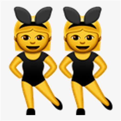Twins Clipart Emoji Woman With Bunny Ears Emoji Transparent Png