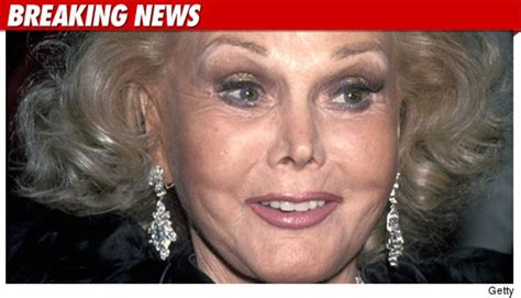 zsa zsa gabor hospitalized after bed fall