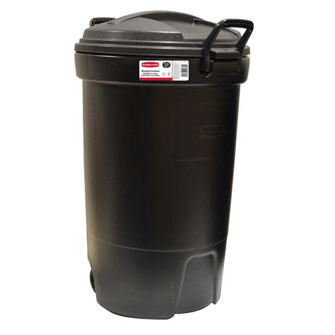 Rubbermaid Roughneck 32 Gallon Wheeled Trash Can — Total Hardware And Supplies
