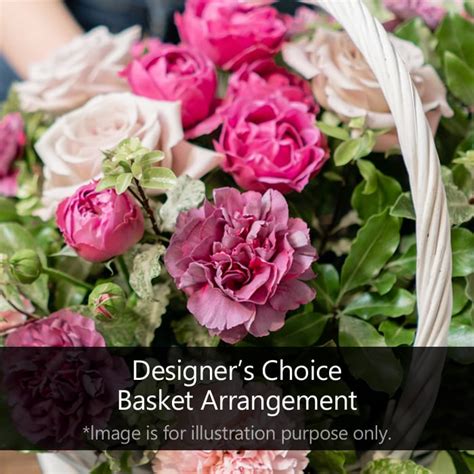 Designers Choice Basket Arrangement Flower Delivery Baltimore Md The