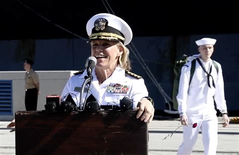 first woman to command aircraft carrier recounts milestone deployment orange county register
