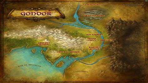 12 Middle Earth Lotro Map  Bolong