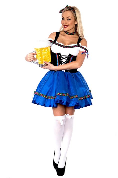 Premium Ladies Oktoberfest Beer Maid Wench German Bavarian Heidi Fancy
