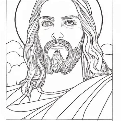 10 Desenhos De Jesus Realista Para Imprimir E Colorir