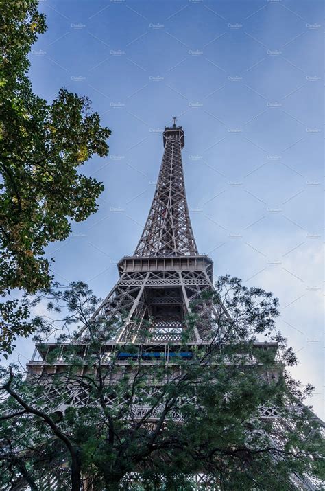 Eiffel Tower Park Architecture Photos Creative Market
