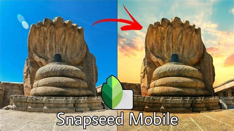 Snapseed Color Grading And Sky Retouching Snapseed Mobile Tutorial Captureditz Youtube
