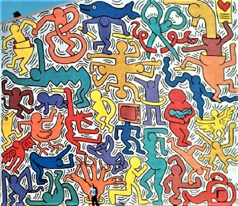 Keith Haring Omini E Significato Tuttomondo Il Chaos