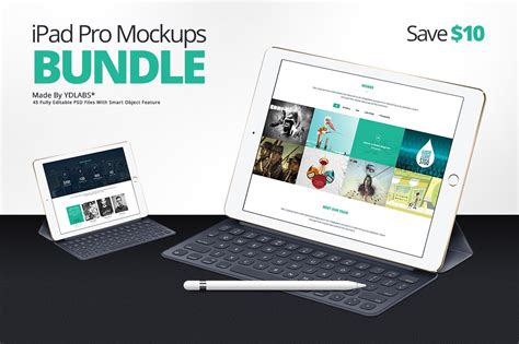 iPad Pro Mockups Bundle ~ Product Mockups ~ Creative Market