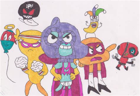 Deviantart is the world's largest online social community for artists and art enthusiasts, allowing people to connect penny fitzgerald is a supporting character in the amazing world of gumball. Image - The hero group by hitmonchanman-d9upxqj.png | The ...