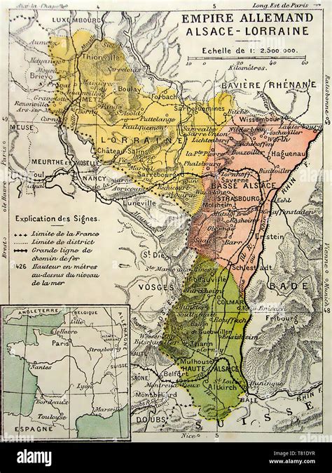 Alsace Lorraine Map