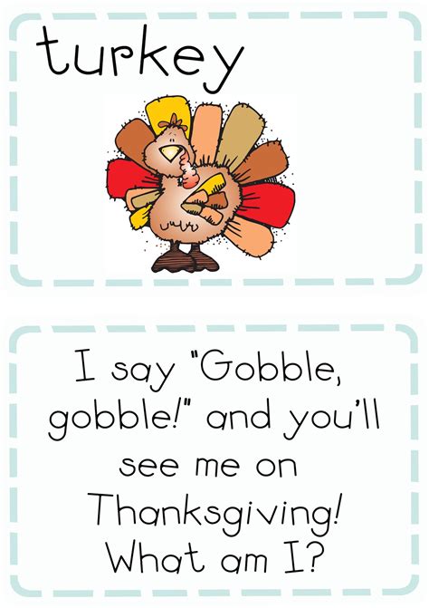Printable Thanksgiving Jokes And Riddles
