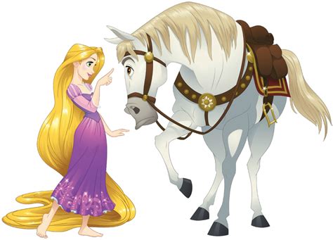 Nuevo Artworkpng En Hd De Rapunzel Con Maximus Disney Princess