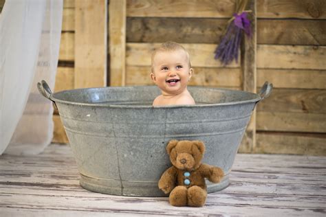 Bath tub baby bathtub bathtubs babys baby humor babies dolls soaker tub. Baby In The Bath Free Stock Photo - Public Domain Pictures