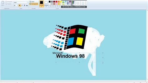 Windows 98 Ms Paint Descriere Youtube