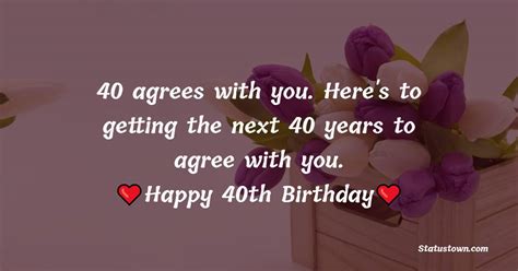 125 Amazing Happy 40th Birthday Wishes Messages And Quotes Riset