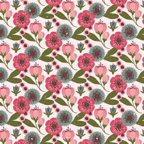 Vector Floral Pattern Design 517006 Vector Art At Vecteezy