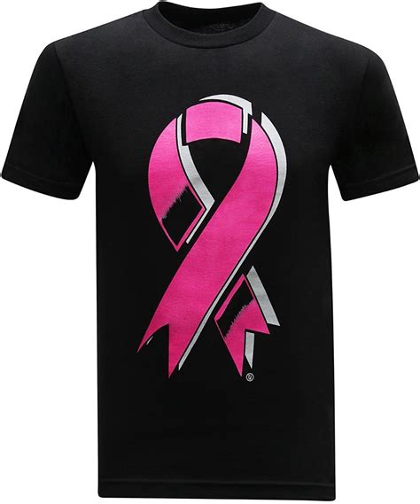 interesting pictures o neck short sleeve fashion mens pink ribbon breast cancer awareness men s