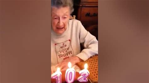 funny grandma loses her teeth and it s filmed happy birthday to her 😁 😆 😅 😂👀👈 shorts youtube