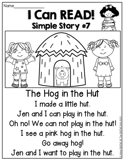 I Can Read Simple Stories Fun Little Stories That Kids Can Read With