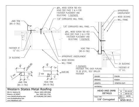 Part Ws 3 78u Jamb Trim For Corrugated Metal Roofing