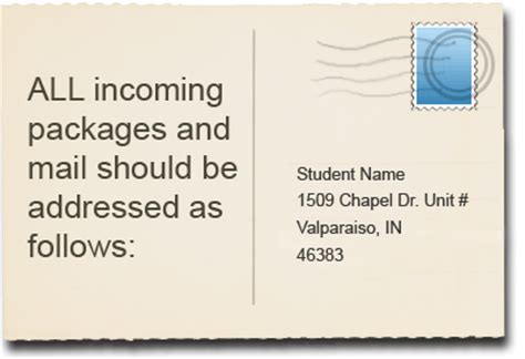 How to address a postcard. Student Mail Services | Auxiliary Services