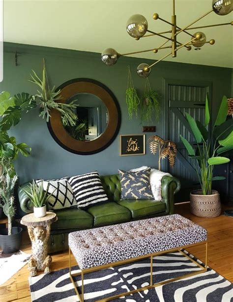 Our Livingroom With Bohemian Mordern And Jungle Vibes Living Room