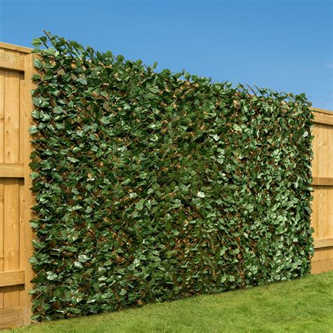 Buy Christow Expanding Artificial Trellis Fake Ivy Leaf Hedge Garden