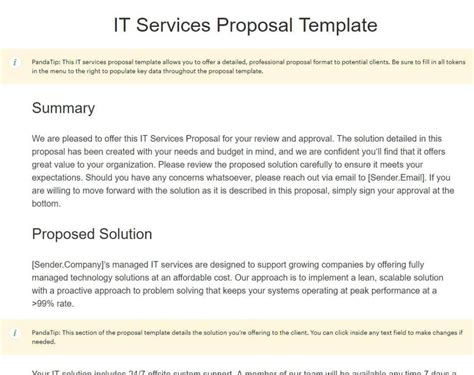 Internal Business Proposal Template