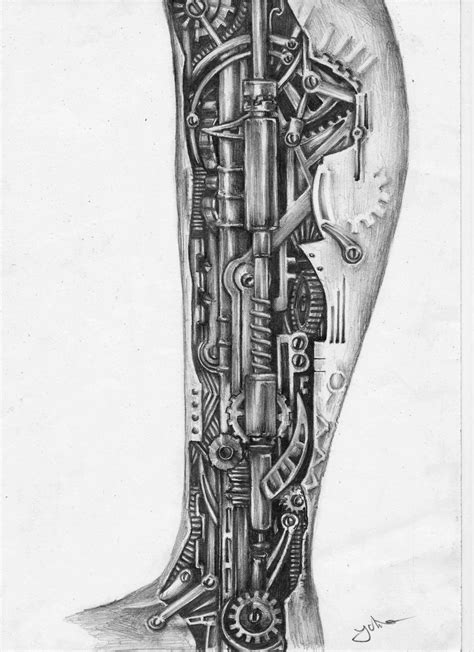 Fabulous Steampunk Ripped Skin Tattoos On Arm Tattoes Idea 2015
