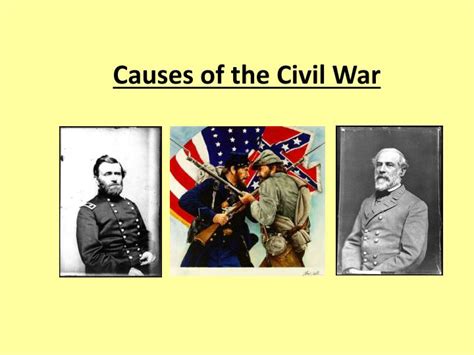 Ppt Causes Of The Civil War Powerpoint Presentation Free Download