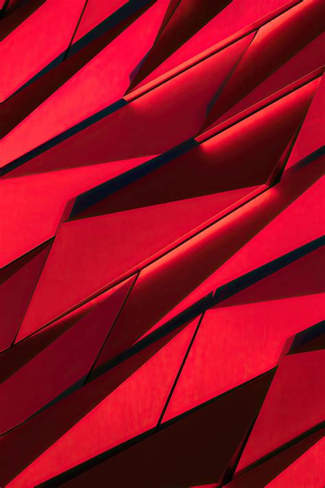 640x960 Red Sharp Shapes Texture 4k Iphone 4 Iphone 4s Hd 4k