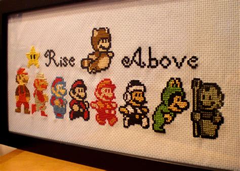 Add 1 item to your cart and tell me number (#) from the title of 2 in your message to seller. Thimble Thief: Super Mario Cross-Stitch