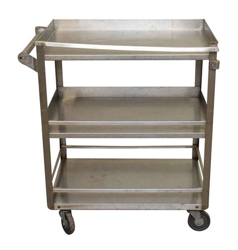 This elegant 3 tier cart with durable steel construction, is very sturdy. Three Tier Metal Cart | Olde Good Things