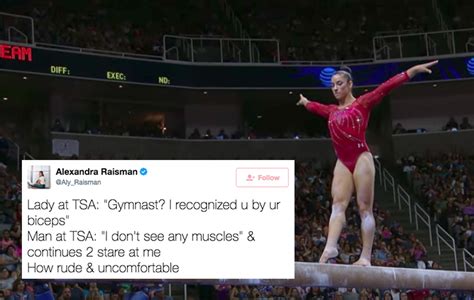 this three time gold medal gymnast was body shamed at the airport and people on twitter had the